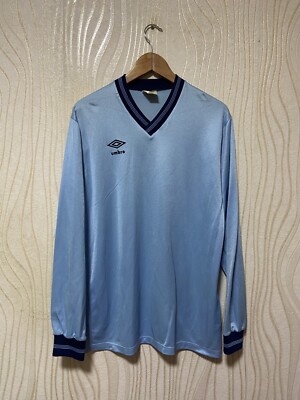 1990s UMBRO TEMPLATE FOOTBAL SHIRT SOCCER JERSEY LONG SLEEVE sz L