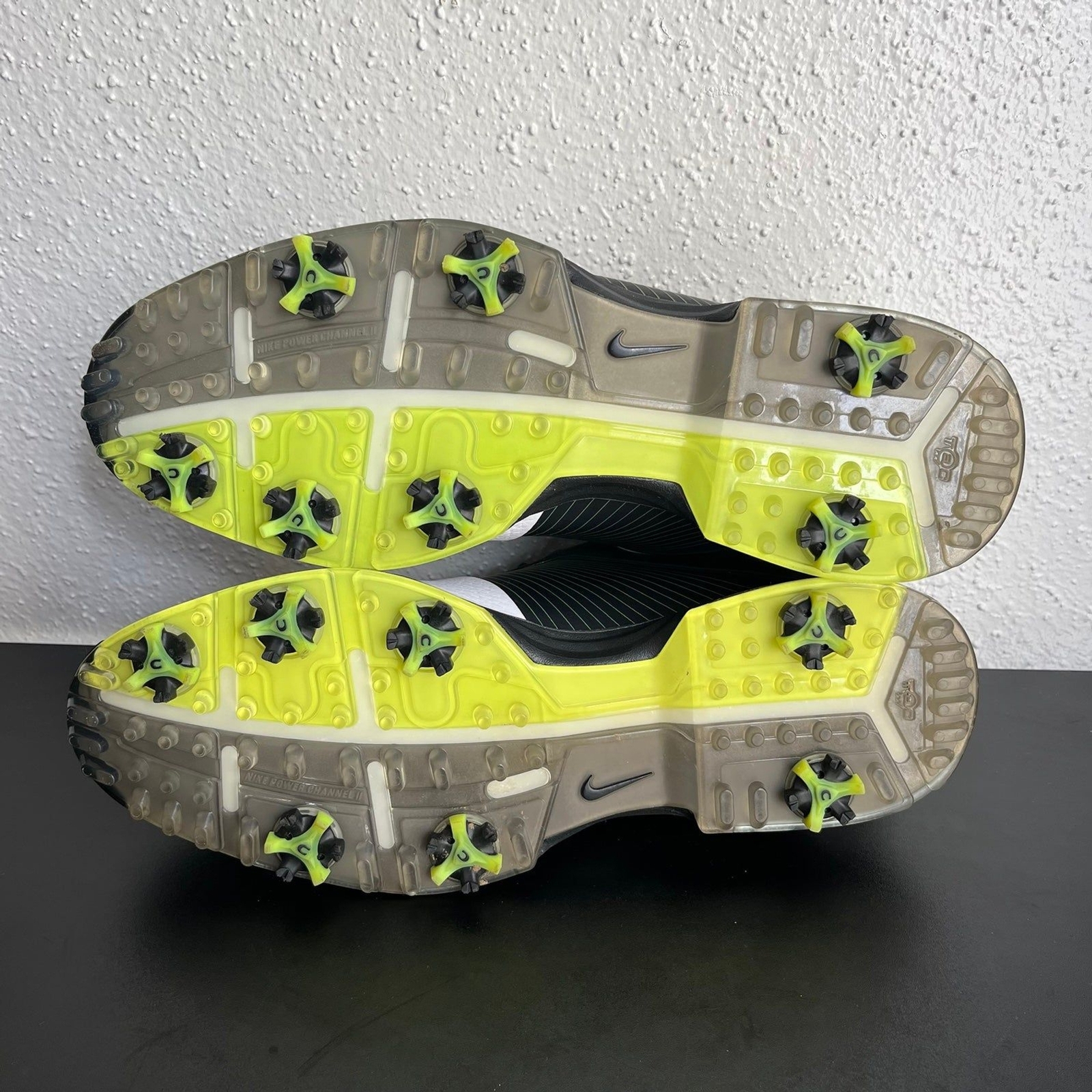 Nike Lunarlon Flywire Leather Golf Shoes White Mens S… Gem