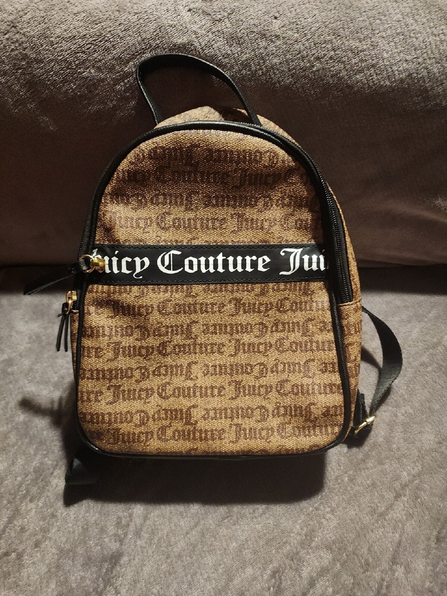 NWT Juicy Couture Goth Stat Chestnut Our Zips Say It All 