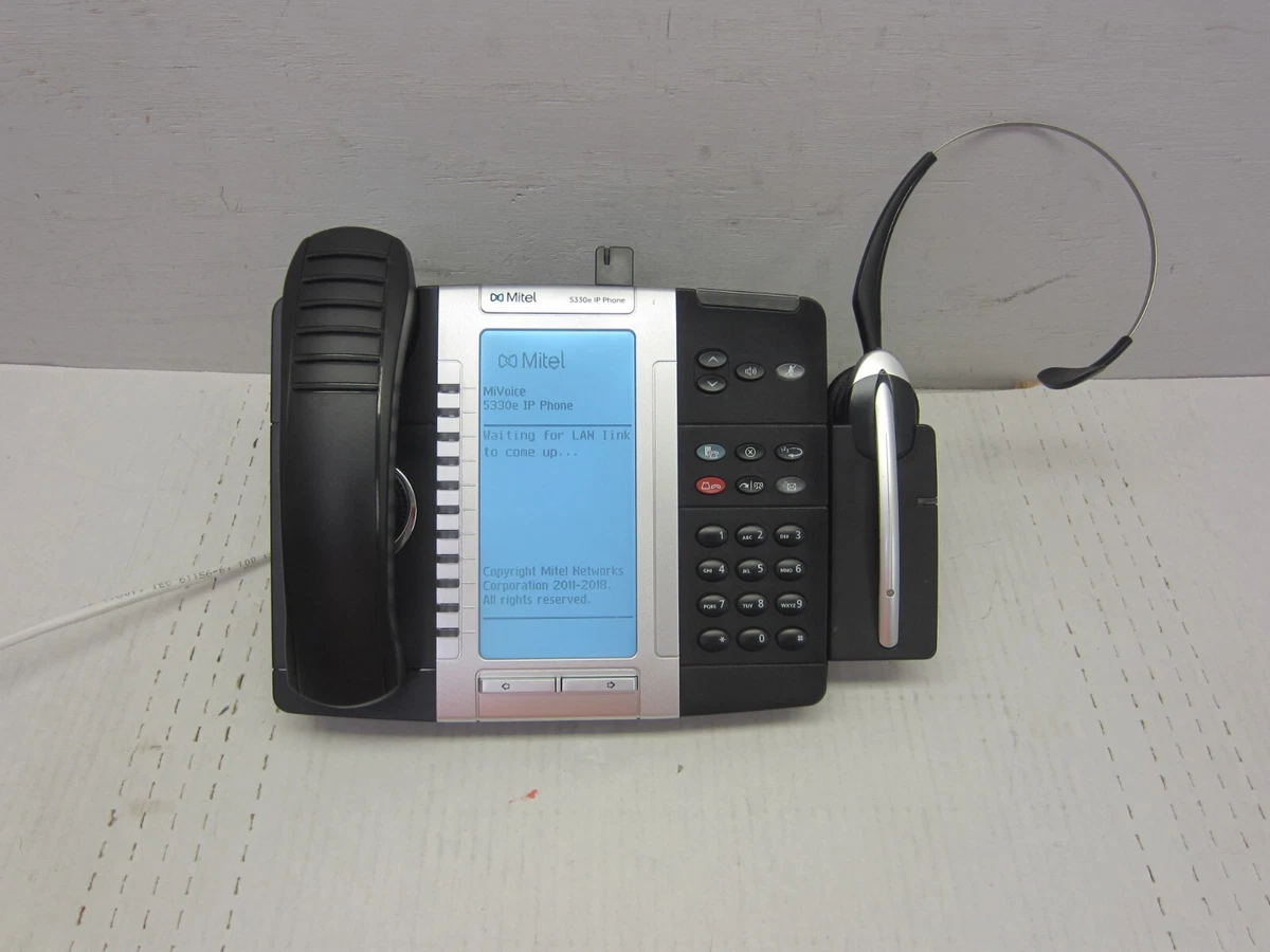 Mitel 5330e ip phone headset new arrivals