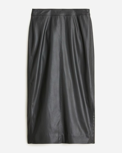 J. Crew No. 3 Pencil skirt in faux leather SZ 22 - Picture 3 of 4