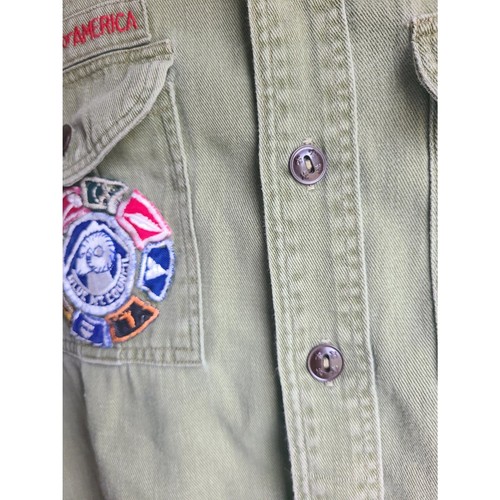 Vintage 60s Boy Scouts America Uniform Patches Sanforized Washington Kennewick - Picture 7 of 7