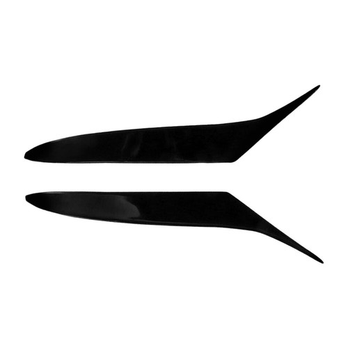 Piano Black Headlight Eyelid Eyebrow Cover Trim For Mazda RX8 Coupe 2004-2008 - Picture 2 of 5