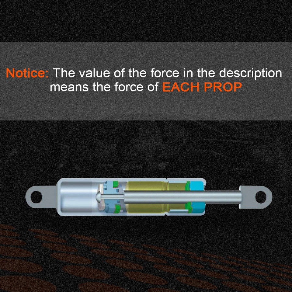 2X REAR HATCH LIFTGATE LIFT GATE TRUNK SUPPORTS SHOCKS STRUTS FOR 300ZX 89-93 Foto 2 de 4