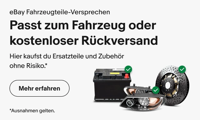 eBay Fahrzeugteile-Versprechen
