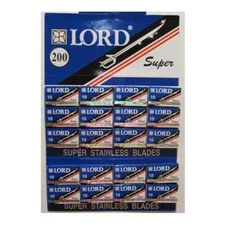 200 Lord Super Stainless double edge Safety razor blades