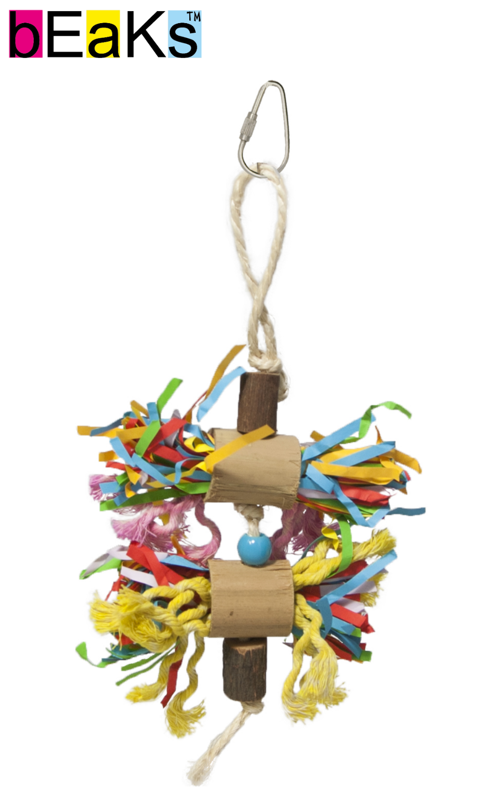 BEAKS FORAGER PAPER PARTY PUZZLE SMALL BIRD COCKATIEL SENEGAL CAGE TOY 22CM