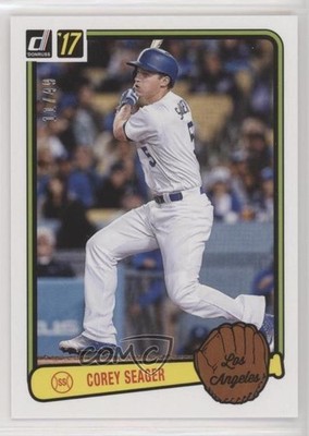 2017 Panini Donruss Retro 1983 Aqueous Test 11/49 Corey Seager #RV-18 o7m