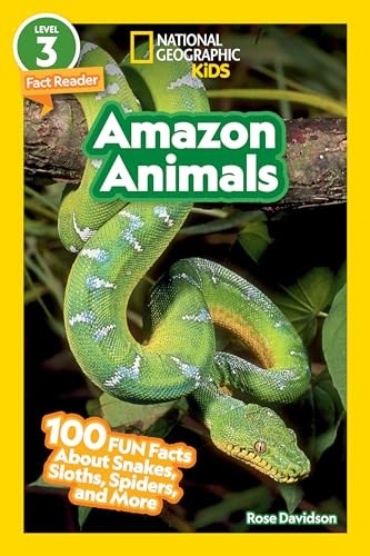National Geographic Readers: Amazon Animals (L3): 100 Fun Facts About Snakes, S - Image 2