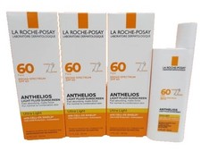 LA ROCHE POSAY ANTHELIOS ULTRA LIGHT FLUID SUNSCREEN SPF 60 1.7 OZ EXP: 2028 3PC