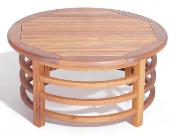 GartenmöBel Couchtisch Loungetisch Rundtisch Holztisch Kaffeetisch-image