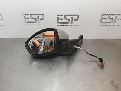 PEUGEOT 208 LEFT DOOR MIRROR A9, POWER FOLD, W/ CHROME TRIM, COLOUR CODED COVER 