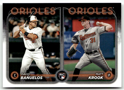 2024 Topps MLB Update Series No. US315 David Banuelos Matt Krook Rookie Combos