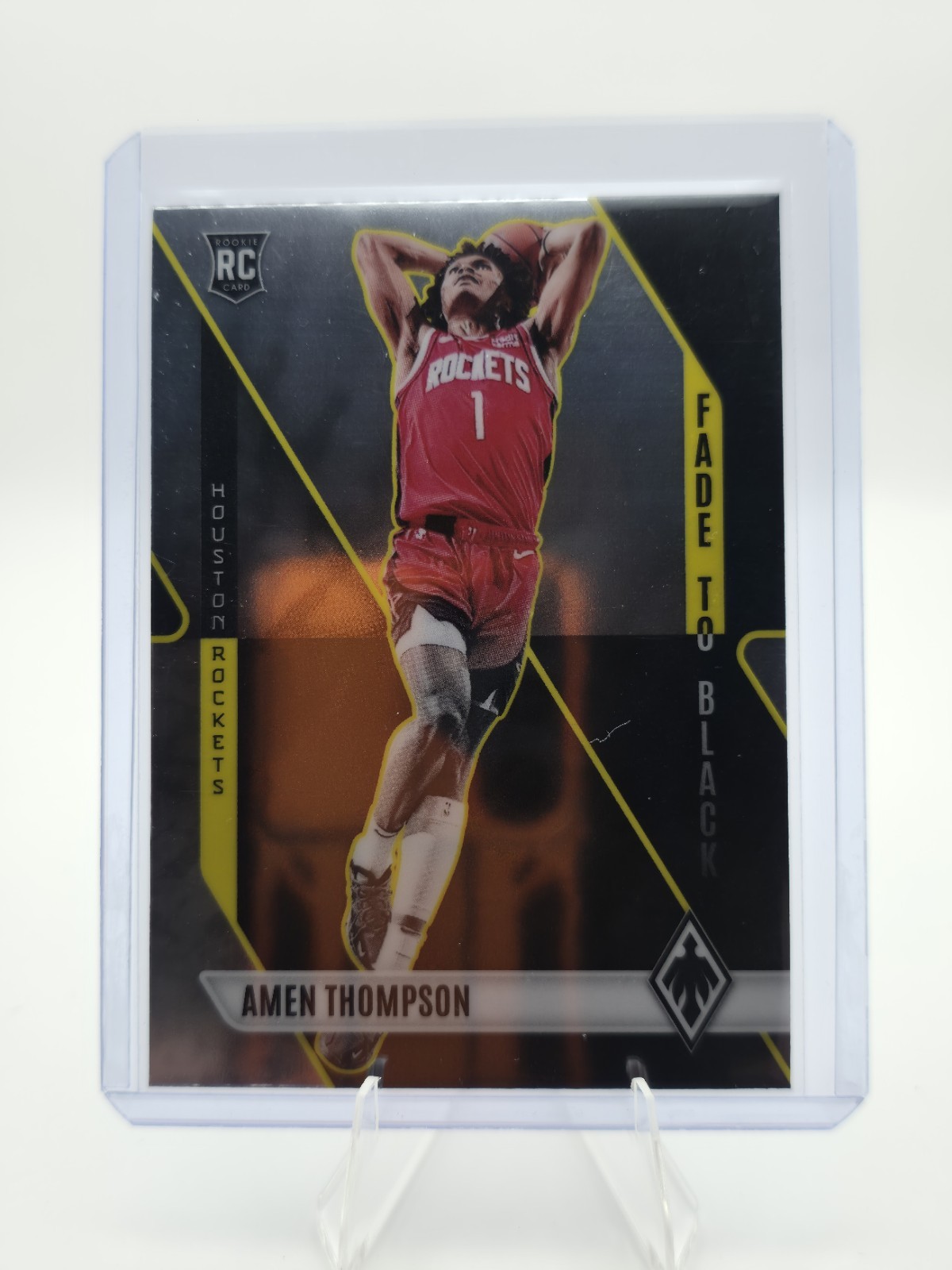 2023-24 Panini Phoenix - Fade to Black Amen Thompson #21 (RC) - Houston Rockets