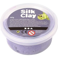 Creativ Company - Creta da modellare Silk Clay 40 g viola