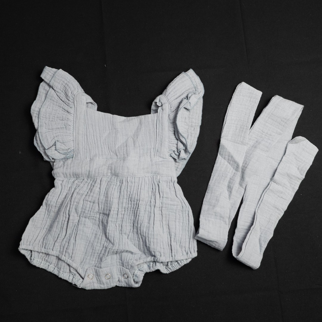 Baby Grows Pink Blue and Brown 70cm x 3 New In Packaging image 3