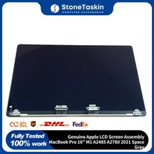 Genuine Apple LCD Screen Assembly MacBook Pro 16" M1 A2485 A2780 2021 Space Gray