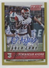 2016 Score Rookies Jumbo Gold Zone Signatures 59/99 Demarcus Ayers #440 Auto 0l1