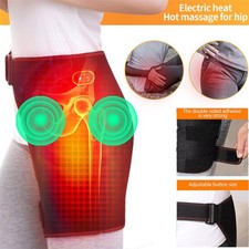 Hip Brace Red Light Therapy Cordless Heated Massage for Hip Sciatica Pain Relief