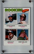 Andre Dawson Gene Richards John Scott Denny Walling Rookie #473 1977 Topps Card. rookie card picture