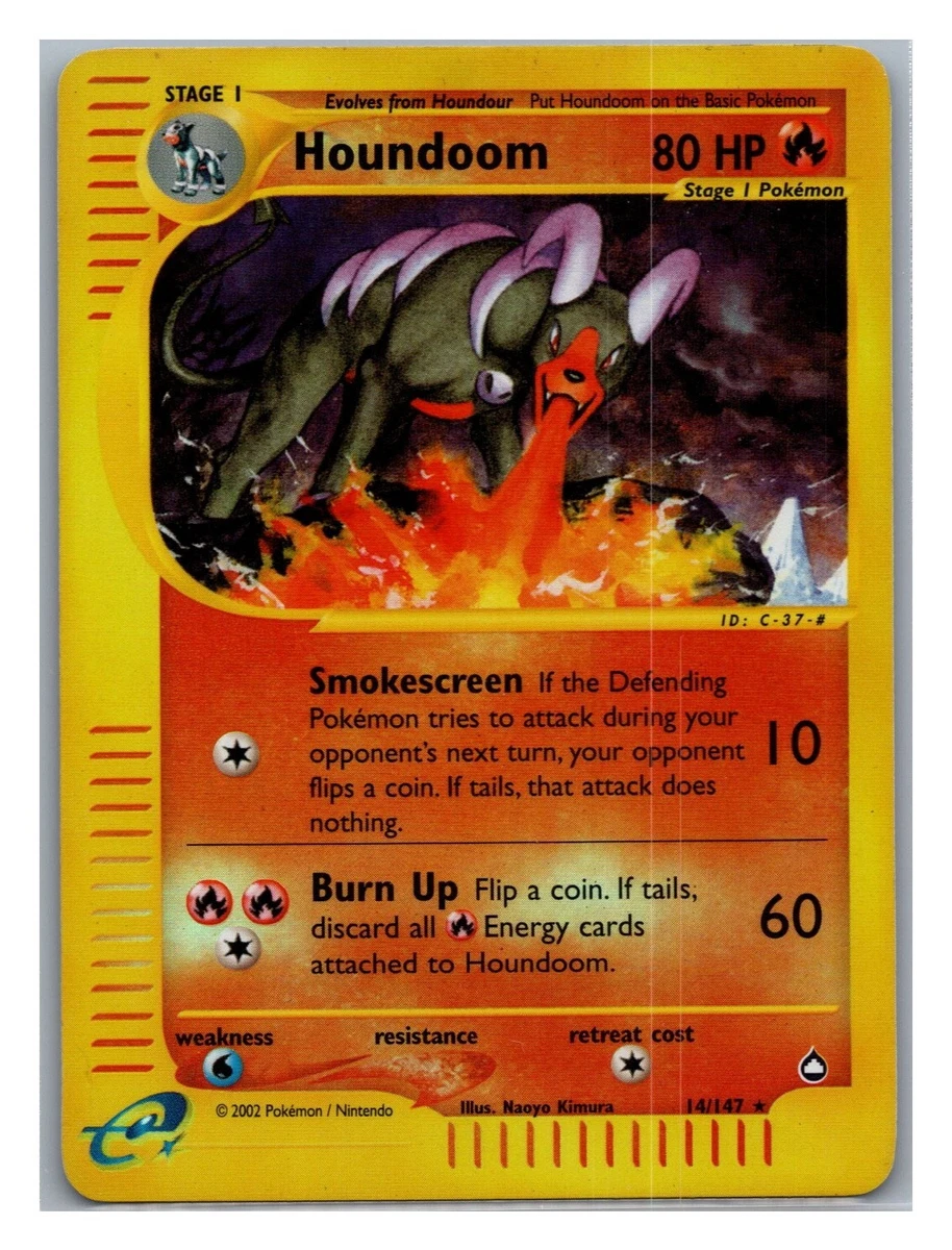 pokemon houndoom card value Pokémon TCG Cards for sale the Active Pokemons attacks do 100 less damage 100 ULTRA RARE M Houndoom EX