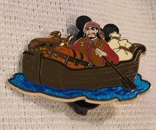 Disney Pin MOG Muppets Treasure Island Pin LE 450 Long John Silver Rowing a Boat