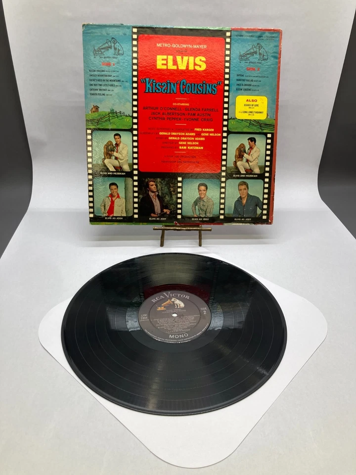 Elvis Kissin' Cousins Original Soundtrack Vinyl LP 1964 RCA Record LPM-2894 - Image 4 of 4