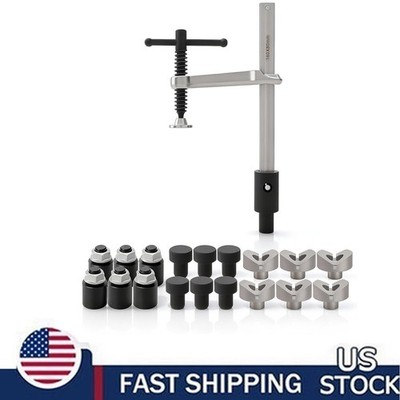 Welding Table Clamps and Fixture Pins, 19pcs 5/8in V Blocks, Round Pins,