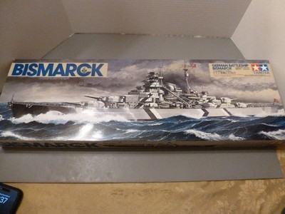 TAMIYA 1/350 GERMAN BISMARCK BATTLESHIP #78001