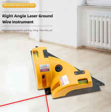 90° Infrared Laser Level Vertical Horizontal Line Projection Square Floor Tiling