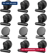 12 Pack Magnetic Clips, Fridge Magnets Refrigerator Magnets Strong Magnetic Cl