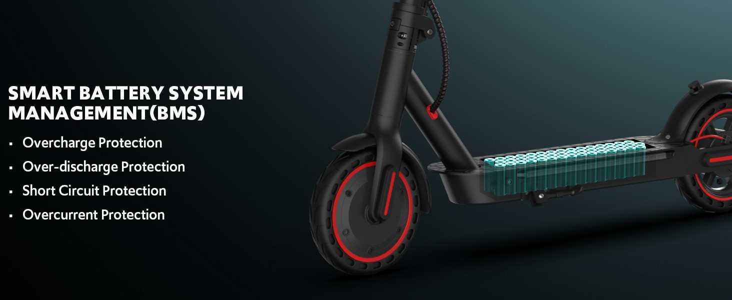 Electric Scooter Adults, Up to 21 MPH, Folding E-Scooter Built-in Side Lights