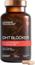 Advanced Trichology DHT Blocker - Hair Growth Supplement for Genetic Thinning...