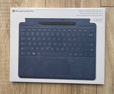 Microsoft Surface Pro Signature Keyboard mit Slim Pen 2 - Sapphire (NEU, VERSIEGELT)