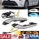 LED Daytime Running Fog Lights DRL For Toyota Corolla L LE XLE Model 2020-2024