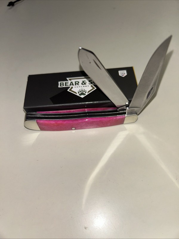 BEAR AND SONS #WSB54 SMOOTH PINK BONE TRAPPER 