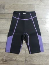 GoldFin Wetsuit Shorts for Women, 3mm Wetsuit Pants for Water Sports ... Sz S