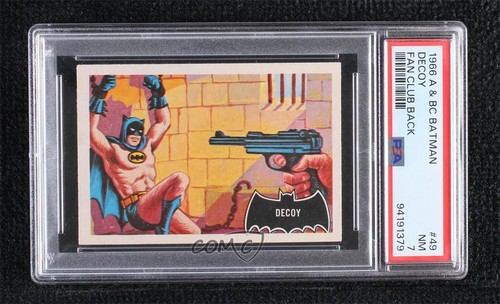 1966 A&BC Batman Black Bat #49 — PSA 7