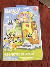 Horizon Group USA Bluey  Bingo Magnetic Playset 75 Pieces Storage Tin