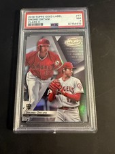 Topps 2018 Gold Label Shohei Ohtani #17 Class 3 Rookie PSA 7 Angels