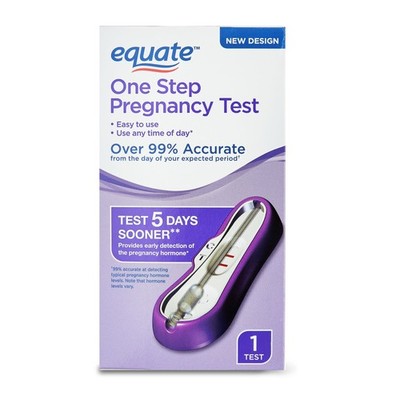 Equate One Step Pregnancy Test, 5 Days Sooner Than Your Missed Period, 1 Count
