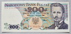 Poland 200 Zlotych 1988 Unc