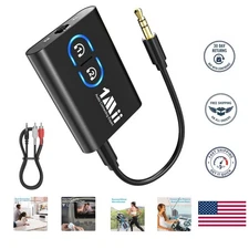 2-in-1 Bluetooth Receiver & Transmitter for Wireless Headphones - Compact & Easy