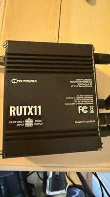 TELTONIKA RUTX11 Wi-Fi 802.11ac Router, 3x LAN 1x WAN, SIM Slot, 1Gbps