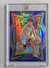 Jaylen Wells Rookie Card Blue Prizm Concourse Level 2024-25 Panini Select #79