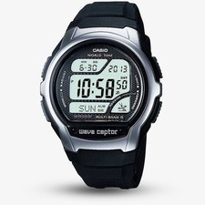 Casio CASIO Collection Wave Ceptor Digital Black Plastic Strap Watch WV-58U-1...