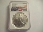 2025 W Burnished US Silver American Eagle NGC SP70 Early Releases