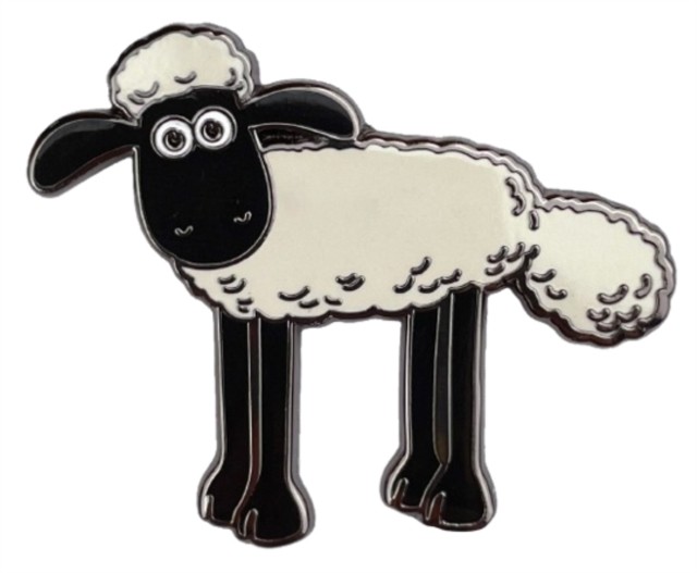 Shaun Standing Pin Badge - Image 2