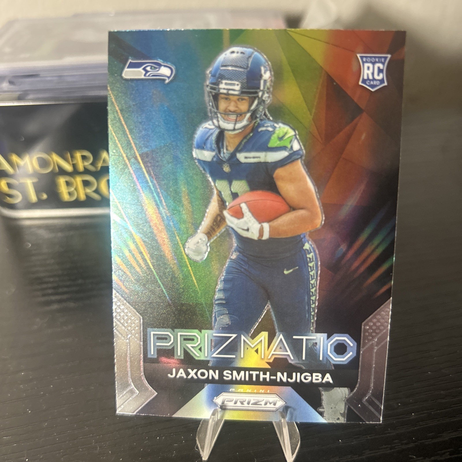 2023 Panini Prizm Prizmatic Silver Prizm #1 Jaxon Smith-Njigba Rookie RC