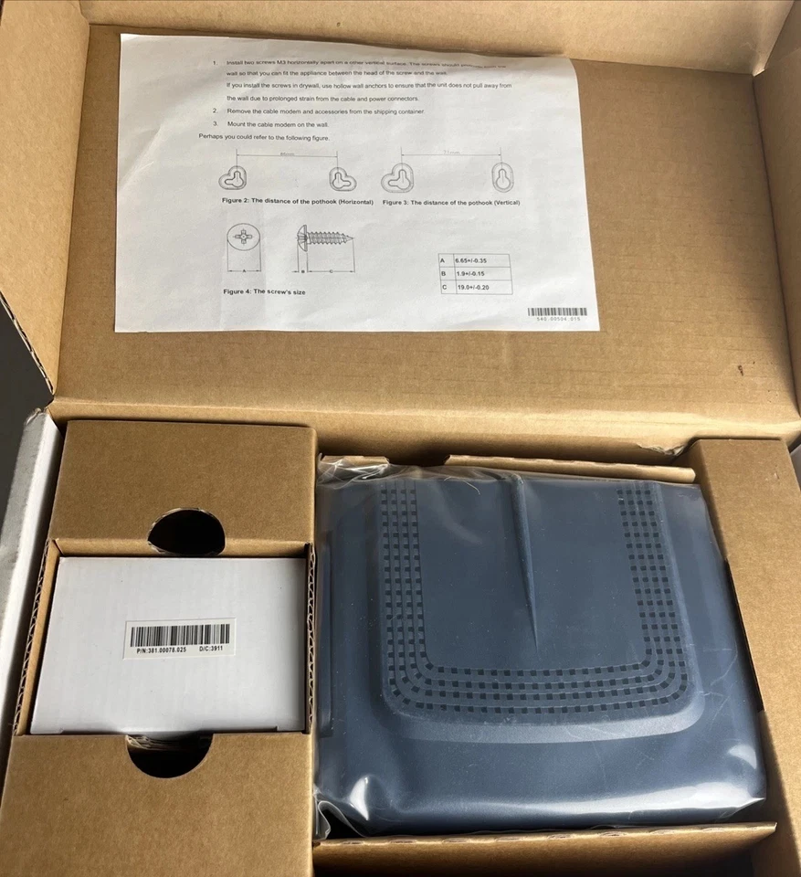 Ubee D3.0 Cable Modem DC030910 Docsis NIB - Image 2 of 4